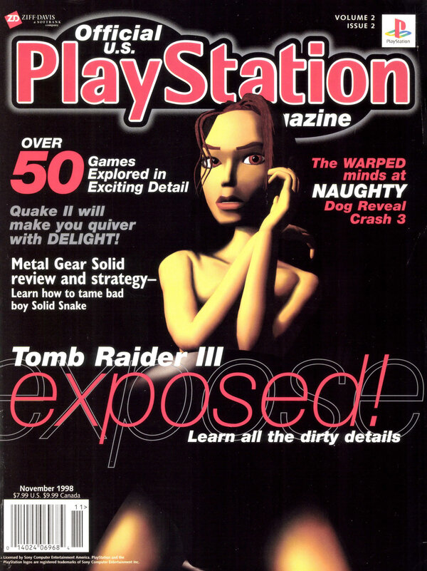 Official U.S. PlayStation Magazine Issue 014 (November 1998) cover